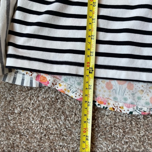 Matilda Jane Clothing w Joanna Gaines Harvest Days Striped Floral 3/4 Sleeve XS - Picture 9 of 9